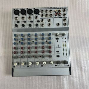 Behringer MX802A アナログミキサー 8チャンネル コンセントなし ジャンク品 【m-5】