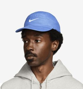 NIKE x Stussy 2024コラボコレクション リネン フライキャップ ブルー L/XLサイズ 未開封タグ付新品 送込☆ ナイキ ステューシー