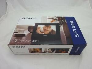 【中古】ソニー SONY デジタルフォトフレーム D72 ブラック DPF-D72/B