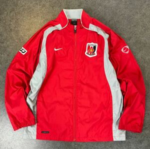 NIKE URAWA RED DIAMONDS J.LEAGUE ナイキ 浦和レッズ ウィンドブレーカー ジャケット ジップアップ ジャージ ワッペン 刺繍 支給品 XL