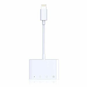 【2023 MFi認証製品】iPhone SD カードリーダー 4in1 USB SDカードカメラリーダー SD/TF カメラアダプタ 高速デー