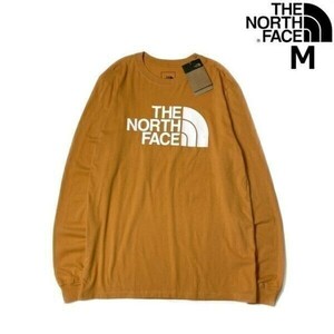 1円～!売切!【正規新品】THE NORTH FACE◆L/S HALF DOME TEE 長袖 Tシャツ ロンT US限定 男女兼用 コットン キャンプ(M)オレンジ180902-5-c