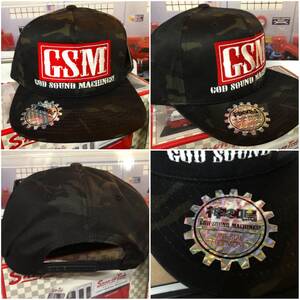 ★GSM Black CAMO Cap★ CB400F CBX400F KH250 KH400 250SS 350SS 400SS 750SS Z400FX Z750FX 750RS 900RS KH500 昭和 当時物 絶版車