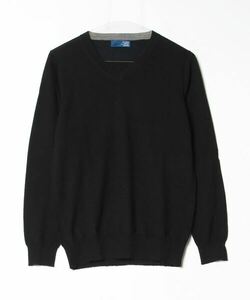 「BEAMS」 Vネックニット M ブラック メンズ