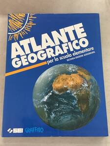 ★x734 ATLANTE GEOGRAFICO per la scuola elementare SECONDA EDIZIONE AGGIORNATA 地理 地図帳 2Hb3