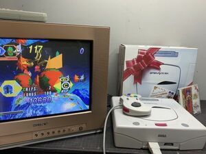 『作動確認済！』SEGA HST-0017 セガサターン クリスマスナイツ 冬季限定版 0014 3220 セガ 箱 ソフト コントローラー SEGASATURN『１円』