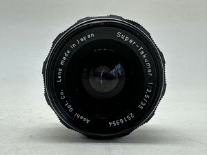 【ジャンク】 SUPER-Takumar 1:3.5 / 35 オールドレンズ 動作未確認 現状品 レンズ割れあり