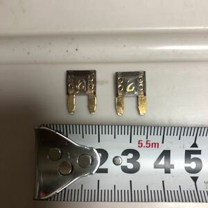 エーモン工業　金メッキ　カセットヒューズ　小　7.5A 2本セット (未使用品)