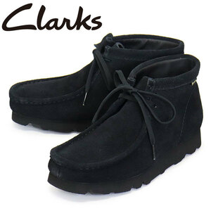 Clarks (クラークス) 26173318 WallabeeBT GTX ワラビーブーツ ゴアテックス メンズ ブーツ Black Sde CL107 UK10-約28.0cm