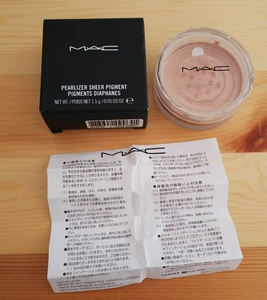 MAC マック フェースカラー パーライザー パーレット チーク フェイスカラー 試しのみ pearlizer pearlette 定価税抜き3200円