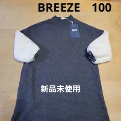 【新品未使用】BREEZE　ワンピース(サイズ100)　裏起毛