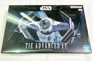 未開封未組立品! タイ・アドバンストx1　1/72　80サイズ[匿名配送]　TIE ADVANCEDx1　スター・ウォーズ　STAR WARS　バンダイ　プラモデル