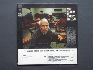 [即決][2-EYEラベル][プロモ][USオリジナル]■Harry Partch - The World Of Harry Partch■ハリー・パーチ■John Zorn■[PROMO]