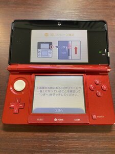 動作確認・初期化済 ニンテンドー3DS(CTR-001/フレアレッド) 本体 任天堂 Nintendo3DS a1