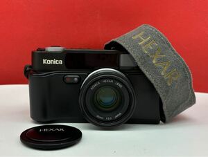 # 防湿庫保管品 Konica HEXAR コンパクトカメラ フィルムカメラ 35mm F2.0 シャッター、露出計OK 動作確認済 ヘキサー コニカ