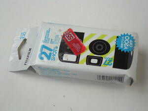  期限切れ2016年12月　未開封　135 FILM WITH LENS FOR COLOR PRINTS 400 27ショット　 レンズ付きフィルム