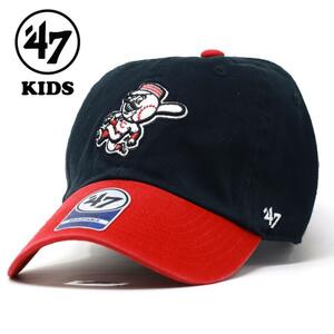 47 キャップ キッズ 子供 キッズサイズ シンシナティ レッズ 2トーン 47brand フォーティセブン ブランド ブラック×レッド 