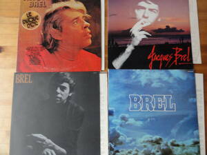 jacques brel ４枚セット　●シャンソン●国内盤●