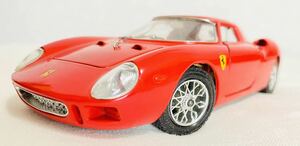 1/24 Ferrari 250LM フェラーリ 250LM ミニカー　レッド　BURAGO イタリア製　ほぼ未使用　美品　希少品