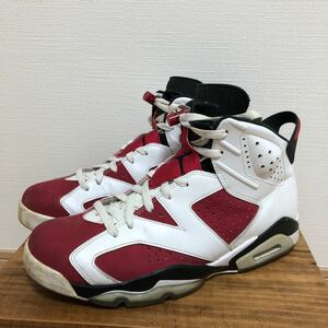 NIKE AIR JORDAN 6 RETRO Carmine 2014 28cm ナイキ エア ジョーダン レトロ カーマイン US10