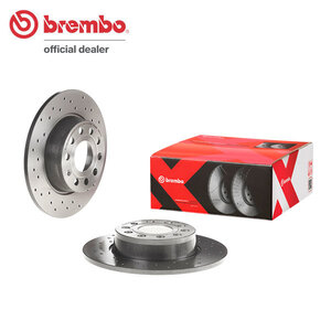 brembo ブレンボ エクストラブレーキローター リア用 フォルクスワーゲン ゴルフトゥーラン 1TCZD H28.1～ TSI 1.4L