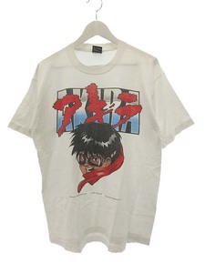 ヴィンテージ VINTAGE 90s アキラ AKIRA プリントTシャツ USA製 BESTタグ KIMONO MY HOUSE ホワイト L ☆AA★ メンズ