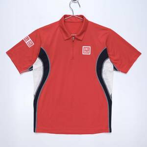 【送料無料】UNIQLO(ユニクロ)/錦織圭選手着用モデル/ドライEXポロシャツ/全豪オープンテニス 2012/レッド/Sサイズ