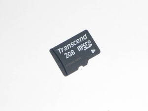 動作保証！送料無料！Transcend microSD 2GB