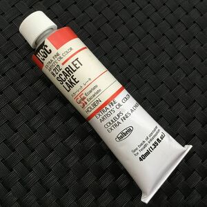 【廃盤色】ホルベイン スカーレット レーキ 40ml