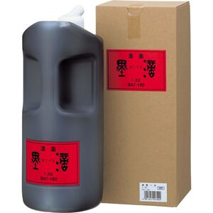 （まとめ買い）呉竹 濃墨墨滴 1.8L 一般書道用液 BA7-180 〔×3〕