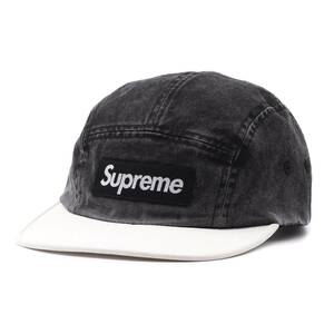 Supreme - Pigment 2-Tone Camp Cap　黒　シュプリーム - ピグメント ツートン キャンプ キャップ　2024SS