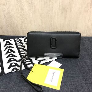 保存袋付★【MARC JACOBS】マークジェイコブス★長財布 ブラック メンズ 2P4SMP013S02 THE CONTINENTAL WALLET 財布 ラウンドファスナー 12