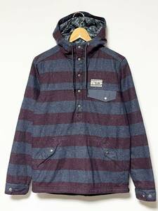 美品/2015/40周年★patagonia/パタゴニア デカタグ Reclaimed リクレイムド ウール スナップT プルオーバー ジャケット XS