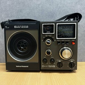 ◎K245 National ナショナル RF-1180B FM/MW/SW1/SW2/SW3/SW4 ６バンド レシーバー ラジオ イヤホン付き