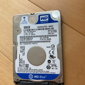 HDD SATA WD ノートPC用 500GB 2.5 ⑤