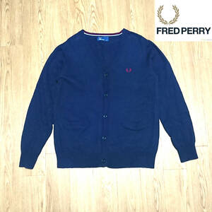 FRED PERRY　フレッドペリー　ウールカーディガン