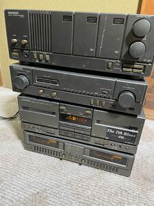 【ジャンク品】 KENWOOD ケンウッド システムコンポ GE-07/KX-07/DC-07/DA-07 セット4台