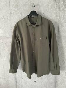 RIDGE MOUNTAIN GEAR Poly Basic Long Sleeve Shirt Lサイズ WF Olive リッジマウンテンギア