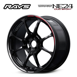 送料無料 レイズ VOLK RACING NE24 club sport 9.5J-18 +45 5H-100 (18インチ) 5H100 9.5J+45【4本セット 新品】