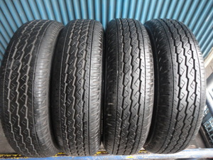 ブリヂストン　K370　145/80R12 80/78N LT　4本　9分溝　2023年製　程度良好！