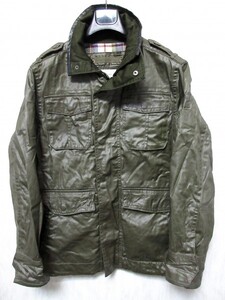 アバクロ アバクロンビー&フィッチ コーティング ブルゾン ジャケット THEREDFIELD JACKET カーキ系 XL 北138