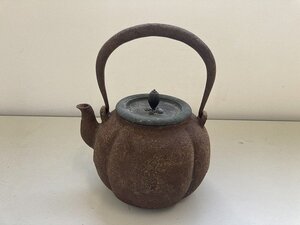 ◎鉄瓶　古作　晴寿堂造　刻印　急須　骨董品　茶器