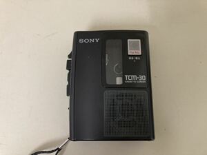 【日本全国 送料込】ジャンク扱い SONY CASSETTE-CORDER TCM-30 カセットレコーダー 動作未確認 OS2922