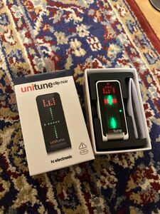 tc electronic クリップチューナー unitune clip / クリップ式チューナー UNITUNE CLIP 白 ☆ 美品 ☆