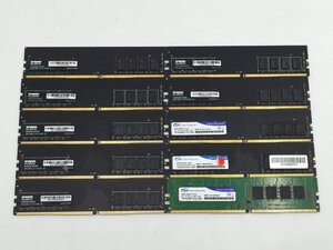 ♪▲【KLEVV 他】デスクトップ用 メモリ 8GB DDR4 部品取り 10点セット まとめ売り 1218 13