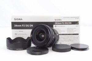 ★SIGMA シグマ 24mm F2 DG DN SONY-Eマウント用★元箱付き#H0042406023A