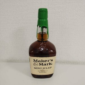 【F-1642】【未開栓 古酒】Maker’s Mark メーカーズマーク MINTJULEP ミントジュレップ グリーントップ 33% 1000ml 原産国:アメリカ