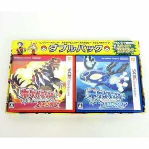 1円【良品】Nintendo 任天堂/ポケットモンスター オメガルビー・アルファサファイア ダブルパック/70