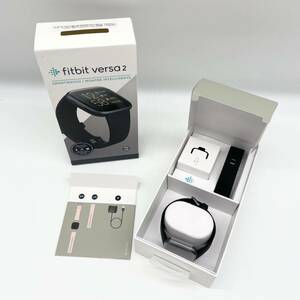 Fitbit Versa 2 スマートウォッチ ストーン 時計 フィットネス fitbitPAY対応 フィットビット 6日間以上のバッテリーライフ/Alexa搭載