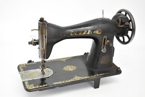 ●直接引取限定● 1円～ AOYAMA SEWING MACHINE MEG CO. ミシン OCEAN 21578 アンティーク 【ジャンク品】 (1006 1231M2)